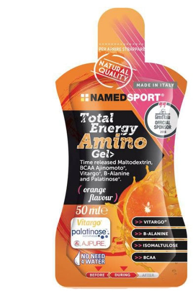 Energía total amino gel sabor naranja 50 ml