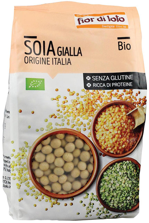 Flor de loto soja amarilla italiana ecológica sin gluten 400 g