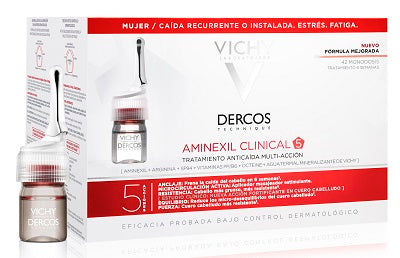 VICHY - Dercos - Aminexil Trattamento Anticaduta Donna 42 Fiale x 6ml