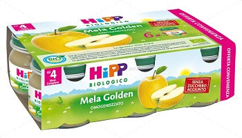 Hipp organic homogenized golden apple 6x80 g