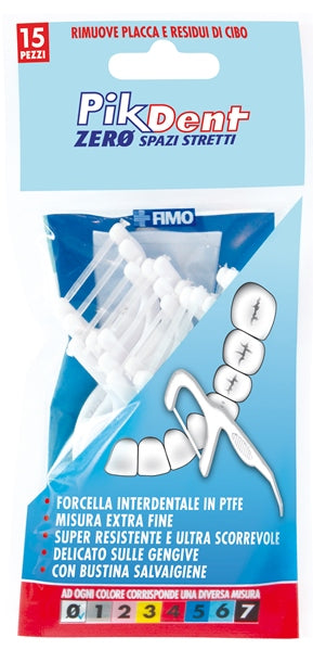 Pikdent zero narrow spaces 15 interdental forks