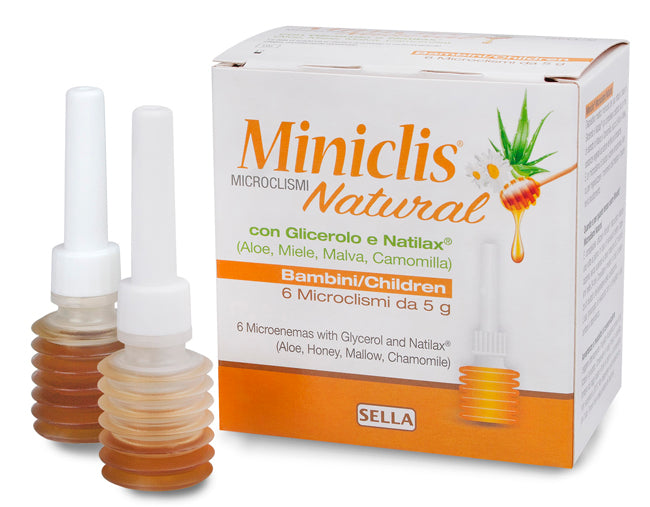 Miniclis natural md bambini 6 pezzi