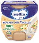 Mellin merenda latte vaniglia 2 x 100 g