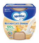 Mellin merenda latte banana 2 x 100 g