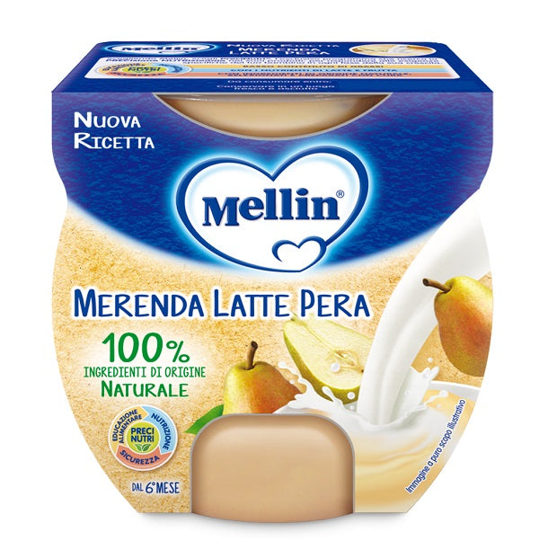 Snack de leche de pera Mellin 2 x 100 g