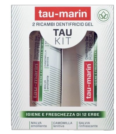 Tau marin refreshing toothpaste refill tau kit 2x20ml