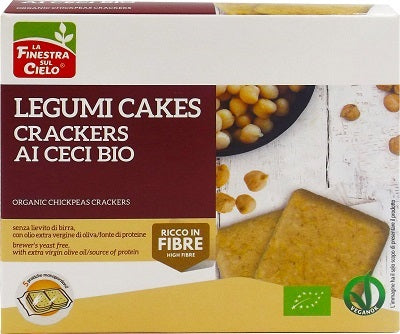 Legumicakes-chickpea crackers