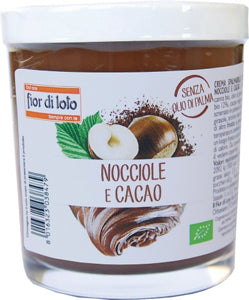 Organic cocoa and hazelnut cream 200 g