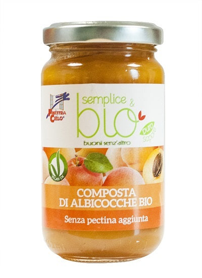 Simple&amp;bio apricot compote without pectin 220 g