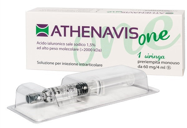 Siringa intra-articolare athenavis one acido ialuronico 1,5% 4 ml