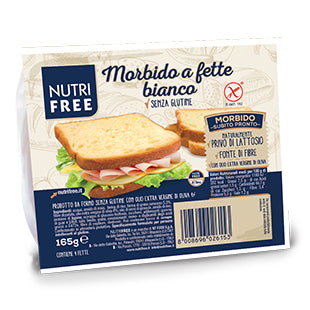 Nutrifree morbido a fette bianco 165 g