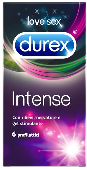 Durex preservativo orgásmico intenso 6 piezas