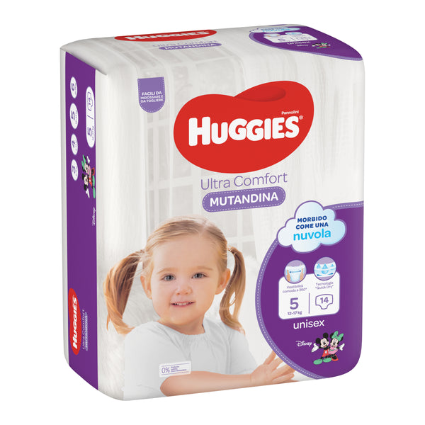 Huggies diaper pant base 5 14 pezzi