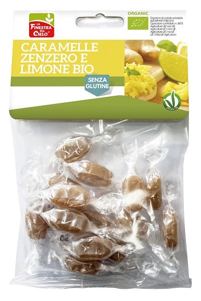 Organic ginger and lemon sweets 50 g