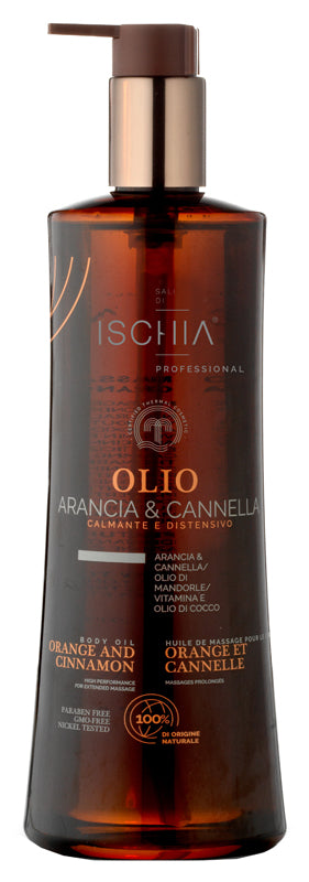 Sali di ischia olio arancia e cannella 500 ml