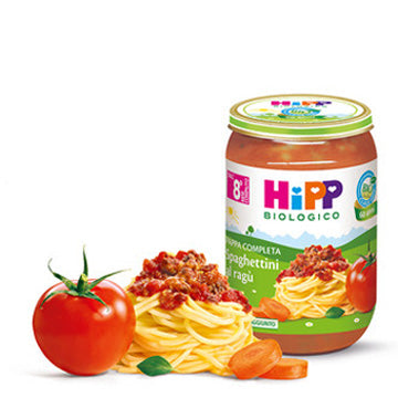 Hipp espaguetis ecológicos con salsa de carne 220 g