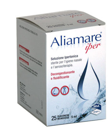 Aliamare 25 viales hipertónicos de 5 ml