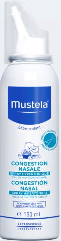 Mustela nasal congestion hypertonic spray 150 ml