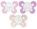 Chicco succhietto comfort girl in silicone 6-16 mesi 2 pezzi