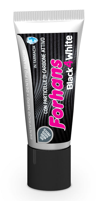 Forhans black4white dentifricio 12 ml