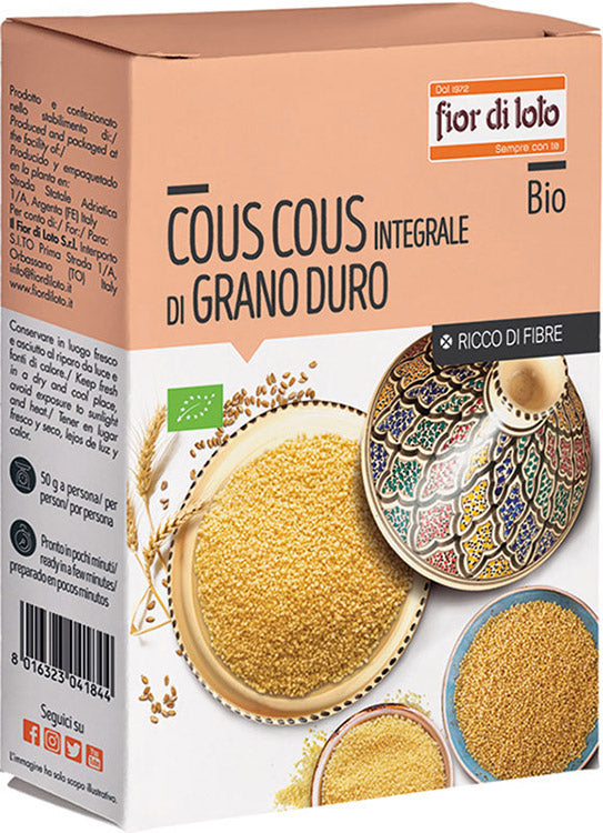 Cous cous integrale grano duro bio 500 g