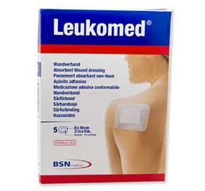 Leukomed medicazione post-operatoria in tessuto non tessuto 7,2 x 5 cm