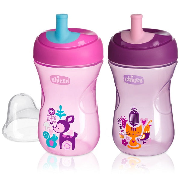 Taza chicco advanced rosa 12 meses