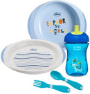 CHICCO - set pappa 12 mesi+ azzurro