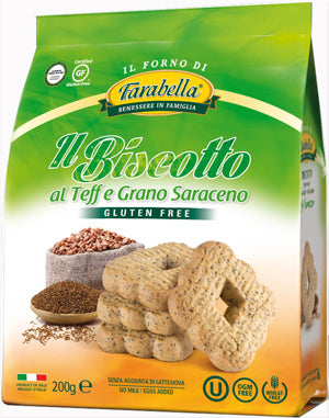 Farabella il biscotto al teff e grano saraceno 200 g