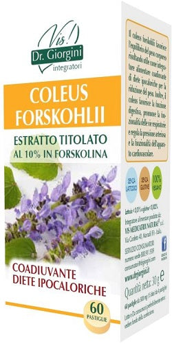 Coleus forskohlii extracto titulado 60 comprimidos