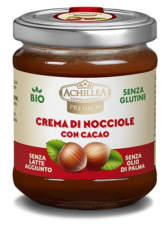 Achillea crema di nocciole con cacao 180 g