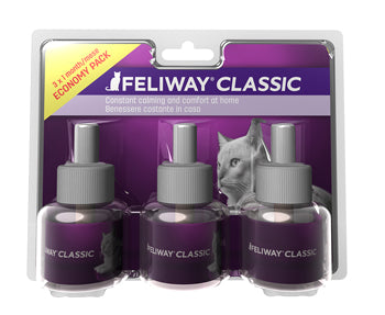 Feliway classic 3 refills of 48 ml