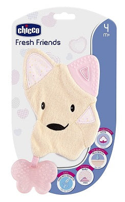 Chicco teething massager friends pink