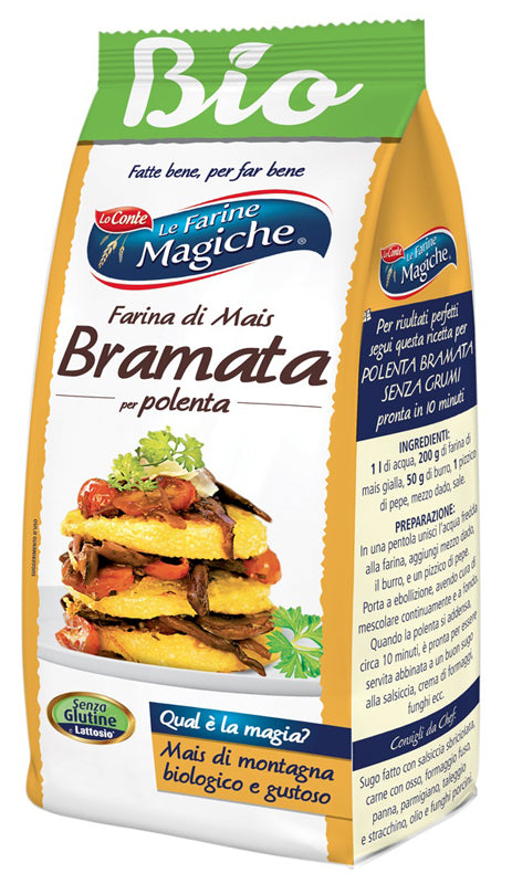 Ipafood le farine magiche farina di mais gialla bramata per polenta 400 g