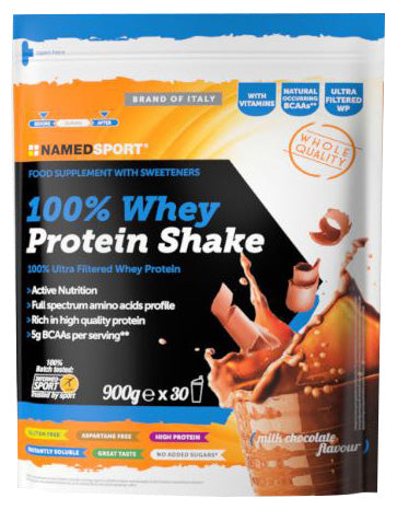 NAMED - 100% whey protein shake milk chocolate 900 g