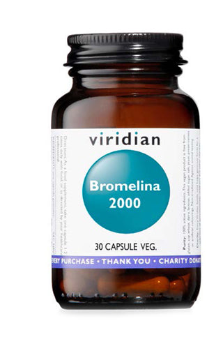 Viridian bromelina 2000 30 capsule