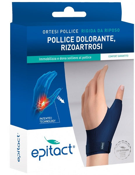 Ortesis rígida de pulgar Epitact para descanso derecho pequeña