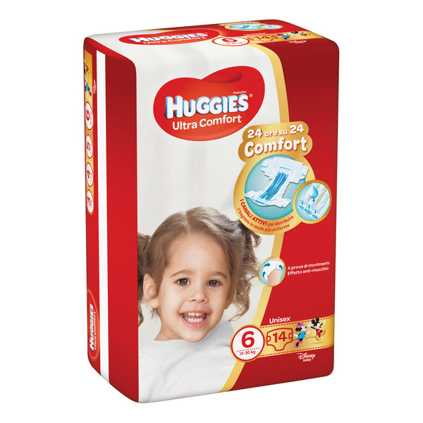 Huggies ultra comfort base 6 diaper 14 pieces