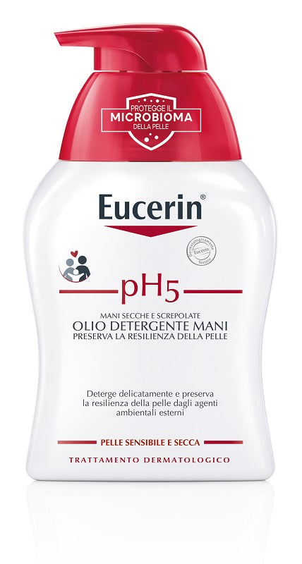 Eucerin ph5 olio detergente mani secche e screpolate 250 ml