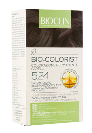 Bioclin bio colorist 5,24 castano chiaro beige rame cioccolato