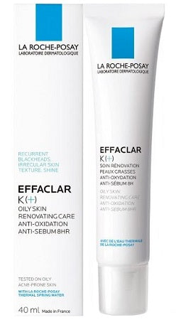 LA ROCHE POSAY - Effaclar K+ - Crema viso rinnovatrice per pelle grassa 40 ml