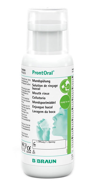 Prontoral solution for decontamination of the oral cavity and pharynx based on polyhexamethylene biguanide