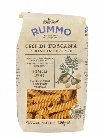 Rummo fusilli n 48 garbanzos toscanos y arroz integral 300 g