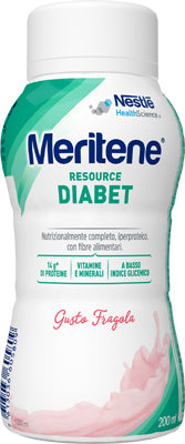 Meritene resources diabetes fresa alimento rico en proteínas 28 vitaminas y minerales 200 ml