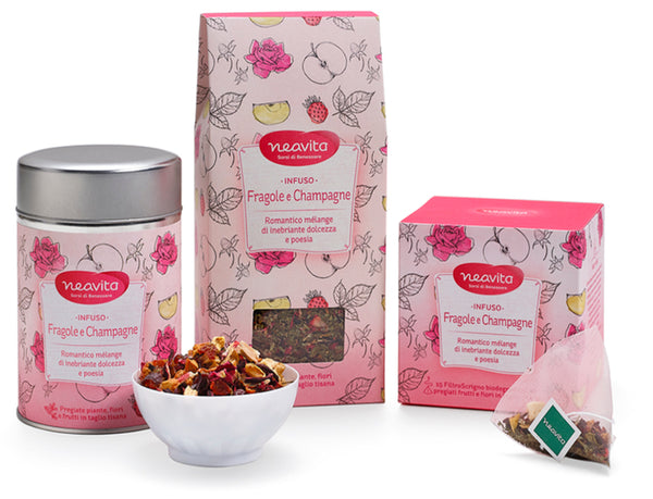 NEAVITA - Silver tin fragole/champagne 100 g