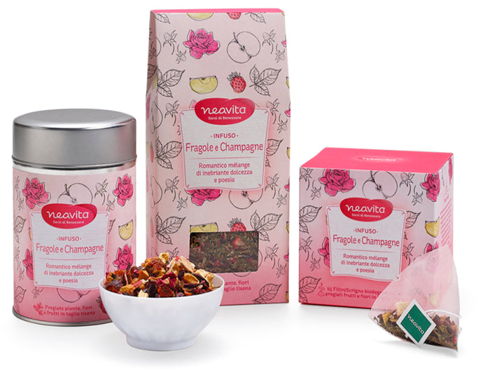 NEAVITA - Silver tin fragole/champagne 100 g