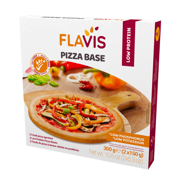 Base de pizza Flavis 2 bases de pizza no proteicas de 150 g