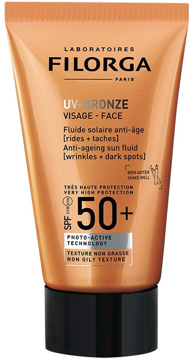 FILORGA - Uv bronze face - Fluido solare viso 50+ 40 ml