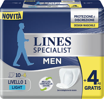 Diapers lines specialist men level 1 14 pieces