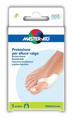 master-aid gel para el cuidado de los pies protección para hallux valgus 1 pieza d6